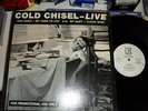 COLD CHISEL LIVE PROMO ONLY WHITE LABEL U.S.A 12