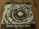 CBW 637 Drama in Rhythm Harmonic Mood Music Library  Rare Library LP
