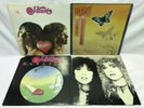 Heart LP Vinyl Record Lot: Dog & Butterfly + Dreamboat Annie + Magazine +
