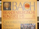 J.S BACH Brandenburg Concertos 1-6 HARNONCOURT Concentus Musicus Wien 2LP NM/VG+