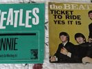 Two Beatles Picture Sleeves-My Bonnie & Ticket To Ride-No Records