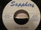 DOO WOP MOONBEEMS SAPPHIRE 1003 CRYIN' THE BLUES/TEEN AGE BABY ORIGINAL RARE