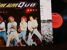 STATUS QUO - LIVE ALIVE QUO MEGA -RARE UK LP VINYL w/inner