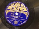 E- 78RPM Spike Hughes & His Negro Orchestra DECCA Supreme Record F.5101 Jazz