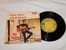 Roy Orbison Import 45 Promo with Picture Sleeve-RIDE AWAY/WONDERING
