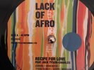 LACK OF AFRO - RECIPE FOR LOVE - NORTHERN MODERN SOUL 45RPM