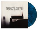 The Postal Service Give Up LP Blue Black Swirl Vinyl Newbury Comics Exclusive
