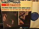 THELONIOUS MONK Thelonious In Action With Johnny Griffin 1960 RLP 12-262  VG+