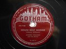 rare Blues 78 JOHN LEE HOOKER as Johnny Williams -House Rent Boogie -Gotham HEAR