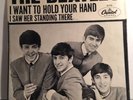 THE BEATLES 45 I Want To Hold Your Hand / I Saw Her Standing There Pic SLEEVE