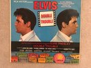 ELVIS PRESLEY DOUBLE TROUBLE STEREO VINYL LP ORIGINAL BLACK / RED SPOT