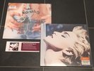 MADONNA - SAINSBURYS LIMITED LIKE A PRAYER (RED VINYL) & TRUE BLUE (BLUE VINYL)