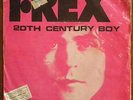 T.REX MARC BOLAN 20TH CENTURY BOY RARE ISRAEL ONLY PS 7