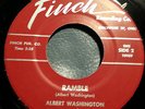 original Blues 45 ALBERT WASHINGTON Ramble / You Gonna Miss Me FINCH (USA, 1963)