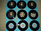 Beatles 45 RPM (9) pc. Record Collection