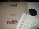 EBERHARD WEBER : CHORUS LP 1985 LP ECM GERMANY + COLOURED PROMOSHEET