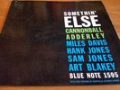 CANNONBALL ADDERLEY DEEP GROOVE MONO LP SOMETHIN' ELSE BLUE NOTE ORIGINAL RVG 58