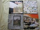 LED ZEPPELIN X 4 LP (II, III, IV, Houses of holy)UK Atlantic green/orange EX/VG+