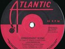 Led Zeppelin ORIG OZ 45 Immigrant song EX ’70 Atlantic 2777 Non album B-side 