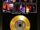 GEORGE MICHAEL, ELTON JOHN 'DON'T LET THE SUN...' SIGNED GOLD PRESENTATION DISC
