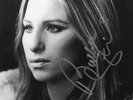 AUTHENTIC SIGNED BARBARA STREISAND 10 X 8 PHOTO...REAL SIGNATURE..COA
