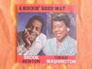 DINAH WASHINGTON/BROOK BENTON A Rockin' Good Way 45 rpm PICTURE SLEEVE ONLY 1960