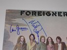 Foreigner Signed Vinyl LP Record Lou Gramm Mick Jones Classic Rock