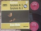 BEETHOVEN - Symphonies Nos. 9&8 WALTER Philips HIFI Stereo Holland ED1 2LP