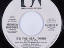 Crossover Soul 45 MONICA HIGGINS It's The Real Thing UA VG++ promo HEAR