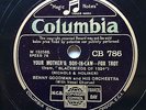BILLIE HOLIDAY + BENNY GOODMAN ORCH- ‘YOUR MOTHER’S SON IN LAW’ COLUMBIA HER 1st