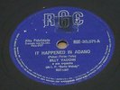 BILLY VAUGHN 1961 It happened in Adano/Michael Unique  Ex 10” 78 RPM  BRAZIL