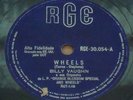 BILLY VAUGHN 1961 Wheels/ Orange blossom special RARE  10” 78 RPM Ex BRAZIL