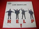 The Beatles Help LP Odeon black Spanish titles Different back cover notes PERU