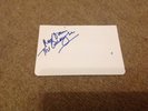 ROD DAVIS    - QUARRYMEN - BEATLES - SIGNED PAPER PAGE  - AUTHENTIC