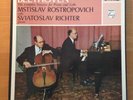 Rostropovich Richter Beethoven sonatas for piano and cello 2lp Philips Dutch box