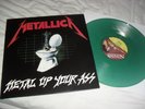 METALLICA -METAL UP YOUR .....- AWESOME  GREEN VINYL LP MEGADETH AC/DC
