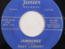 HEAR mod popcorn soul 45 RUDY LAMBERT Jamboree JUNIOR 1002 blues