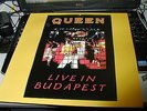 QUEEN LIVE IN BUDAPEST RED + CLEAR COLOURED VINYL 2LP SET. LIVE IN HUNGARY