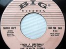 JAXSON SISTERS girl group r&b promo 45 FOR A LIFETIME b/w PAY THEM DUES   F1974