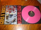 GUNS n' ROSES -Rape Sleeve Pink Color Vinyl LP Appetite for Destruction