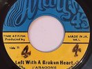 PARAGONS - LEFT WITH A BROKEN HEART - ANDY'S 45 ( RARE ROCKSTEADY 7 )