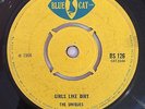 UNIQUES - GIRLS LIKE DIRT / GLEN ADAMS - SHE IS LEAVING - BLUE CAT (ROCKSTEADY 7
