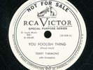 78tk-R&B- RCA Victor 20-4228-Terry Timmons -Promo flex
