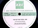 BBC TRANSCRIPTION - 565 - UK 1975 LP - DAVID BOWIE, PROCUL HARUM, SPARKS, C.W.S