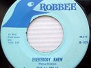 THE LA-RELLS doowop 45 on ORIG. Robbee EVERYBODY KNEW b/w PLEASE BE FAIR   FM174