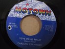 NORTHERN SOUL MOTOWN 45  CAROLYN CRAWFORD - DEVIL IN HIS HEART / FORGET ABOUT ME