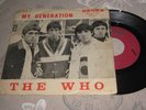7 °   THE WHO     MY  GENERATION - SHOUT AND SHIMMY        ORIGINALE  ITALY