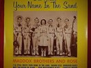 50's 60's Lp Maddox Bros. & Rose I'll Write Your Name in the Sand King 752 M-