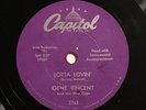 Gene Vincent: Lotta Lovin’ | Rare 78 rpm US Orig Rockabilly Capitol 3763 *HEAR*
