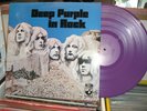 DEEP PURPLE IN ROCK  SUPER RARE 2  LP RECORD PURPLE VINYL